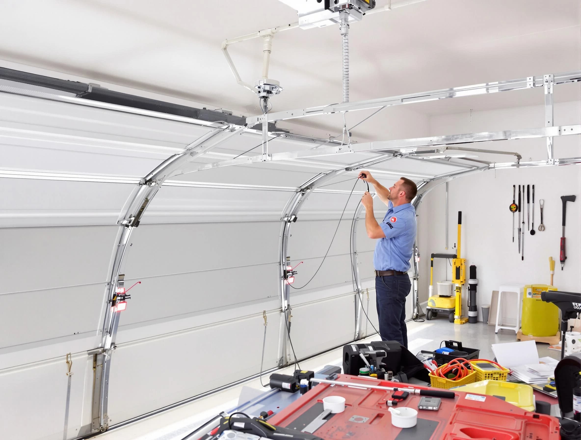 Garage door cable repair service by Brigham City Garage Door Repair in Brigham City