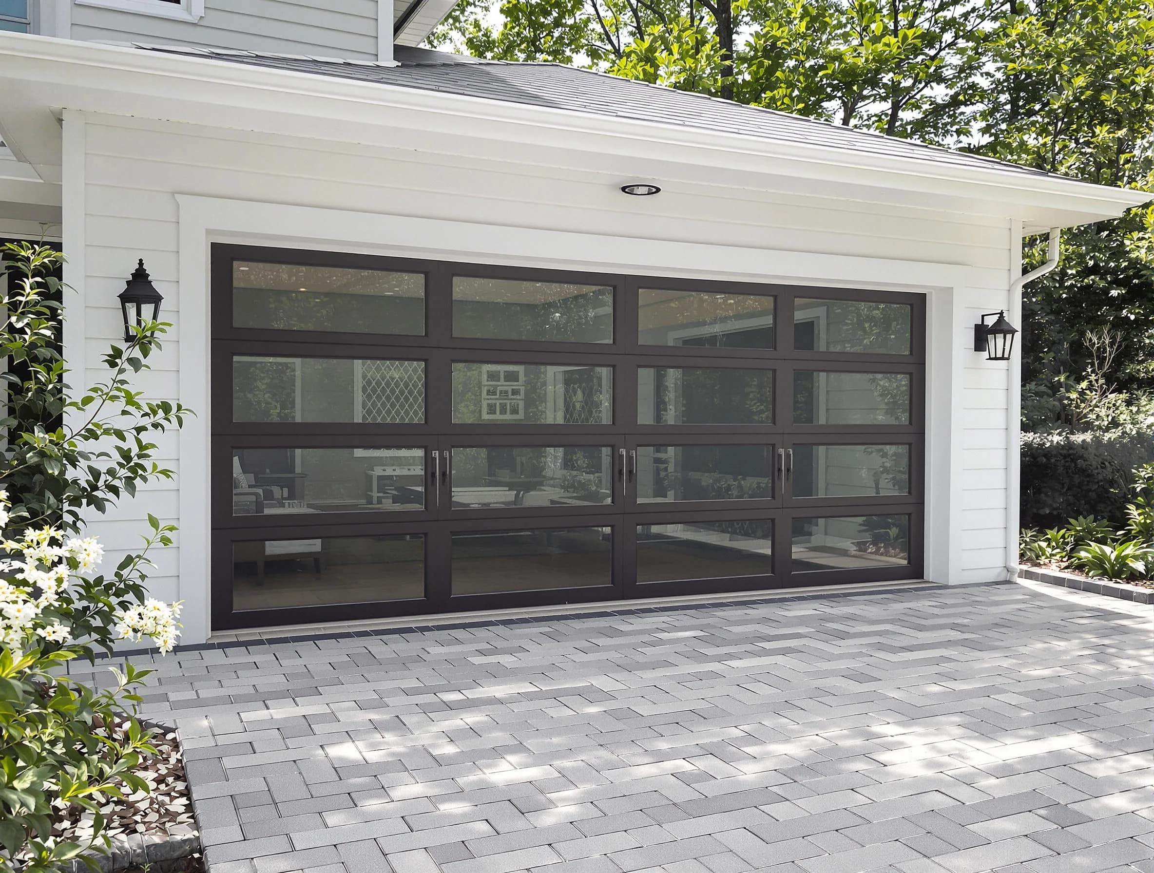 Brigham City Garage Door Repair design specialist presenting custom garage door options to Brigham City homeowner