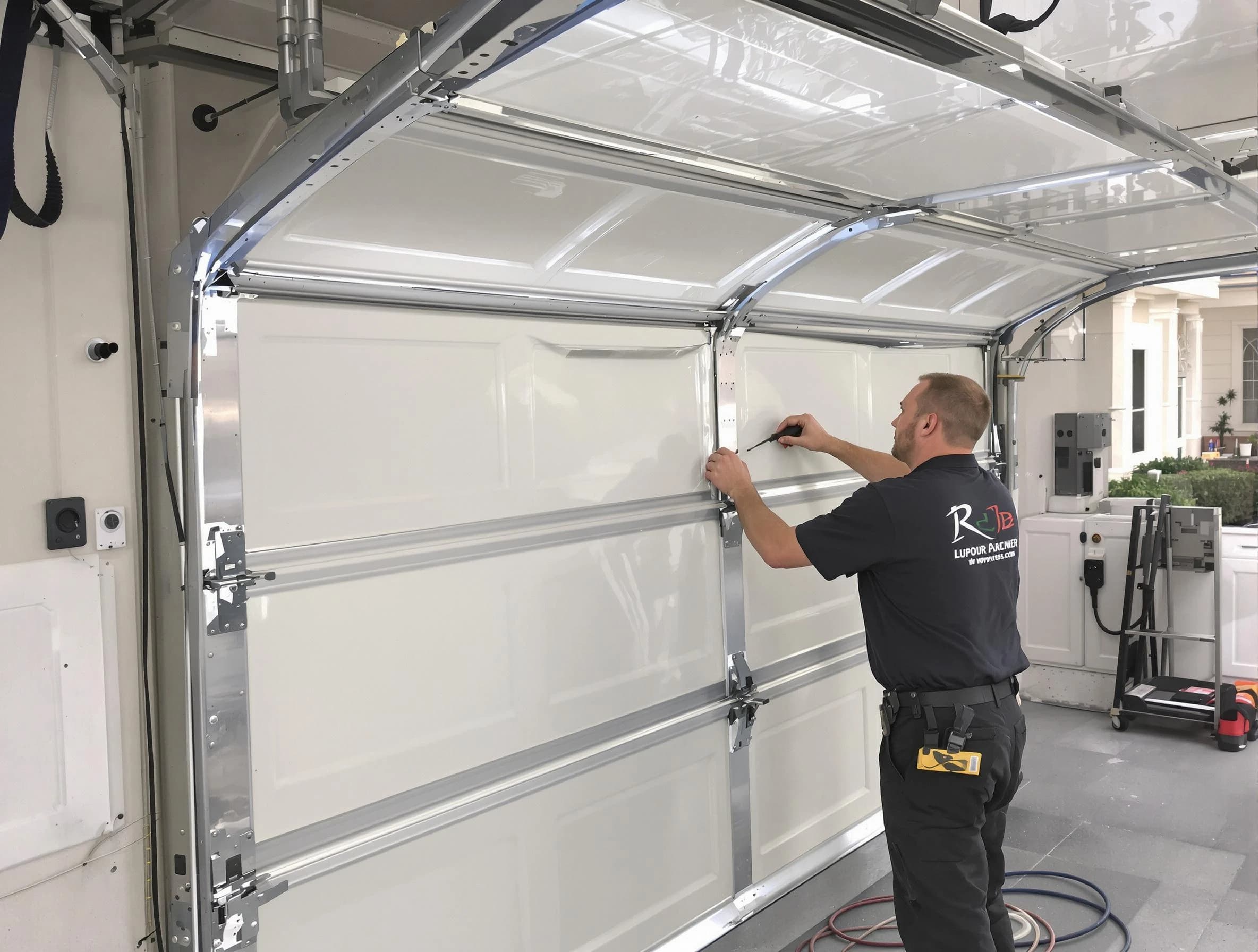 Brigham City Garage Door Repair professional performing panel repair in Brigham City