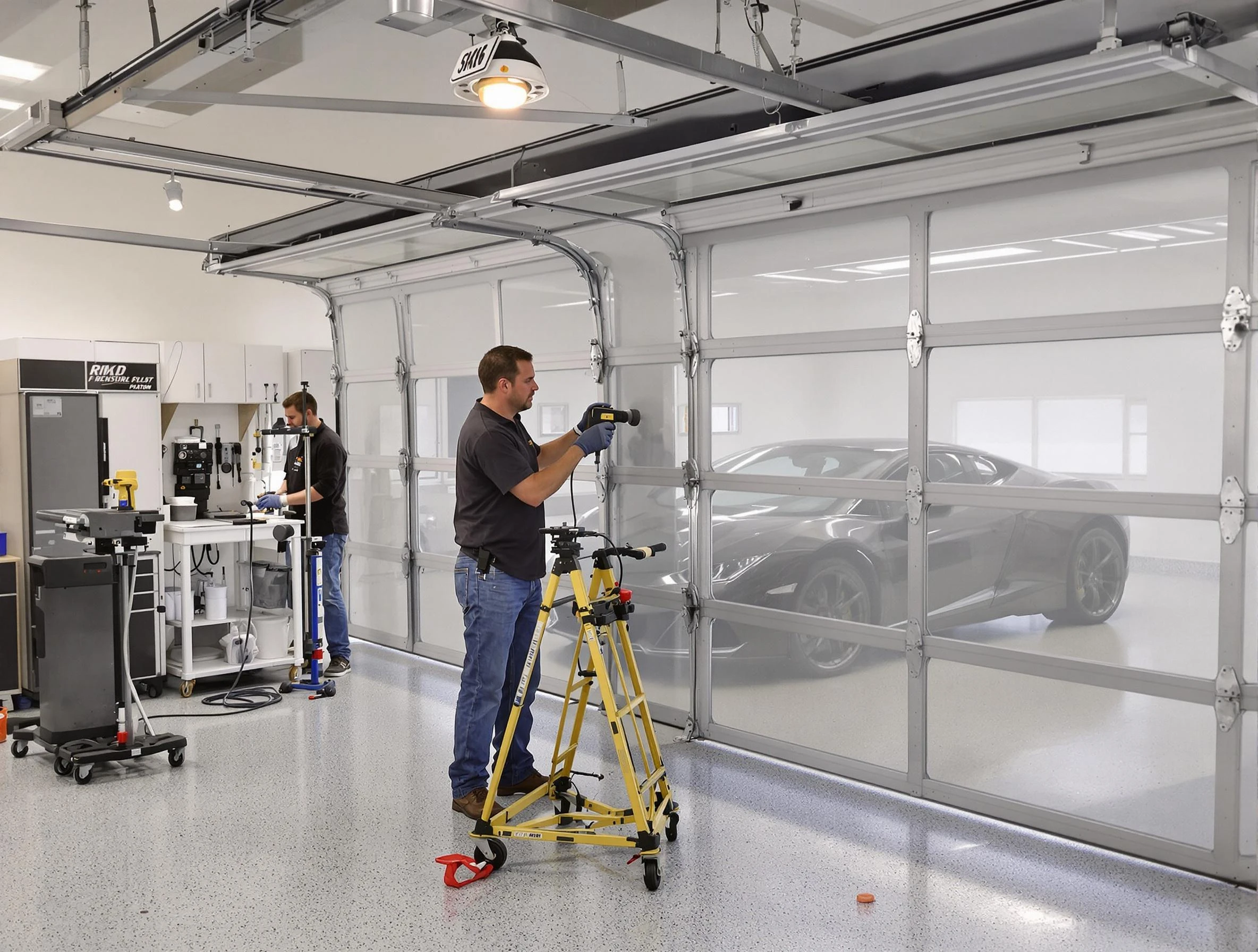 Garage Door Dents Repair in Brigham City