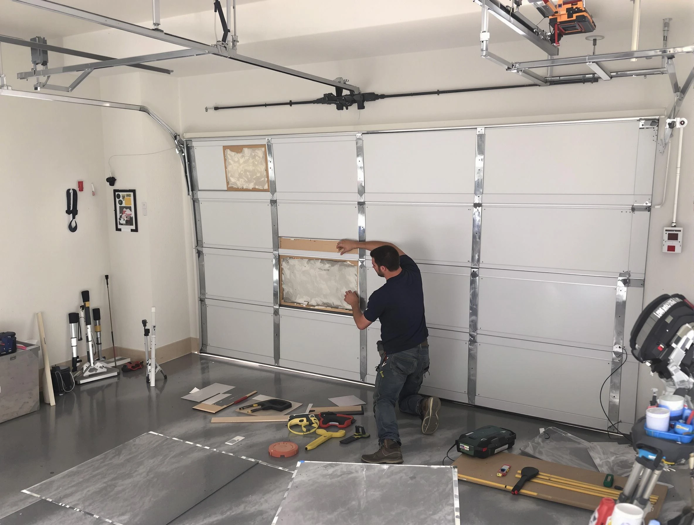 Garage Door Panel Repair in Brigham City