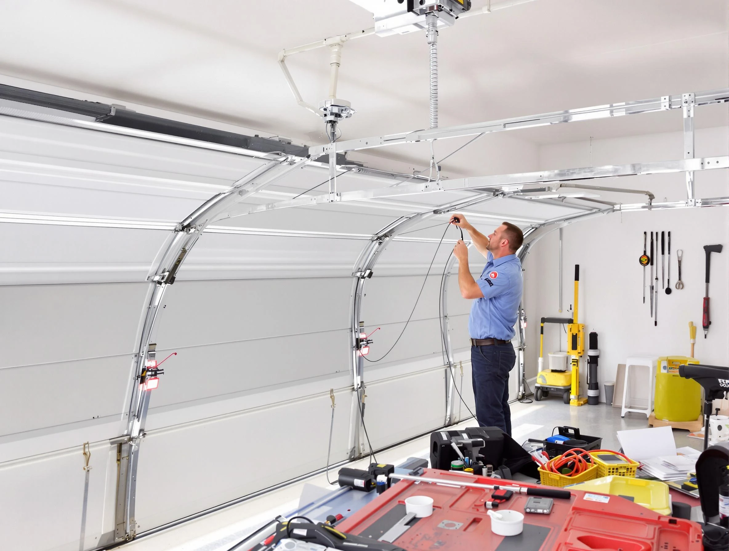 Garage door cable repair service by Brigham City Garage Door Repair in Brigham City